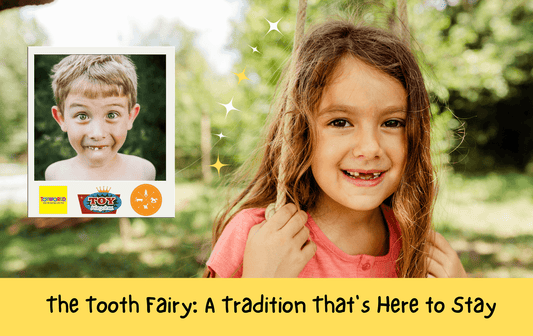 2 children around 5-6 years old, missing front teeth. Happy, smiling, waiting for tooth fairy! Tooth Fairy Traditions around the world.