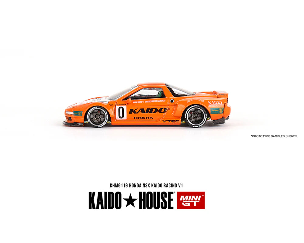 Mini GT - 1:64 Honda NSX Racing V1 Kaido Works Orange