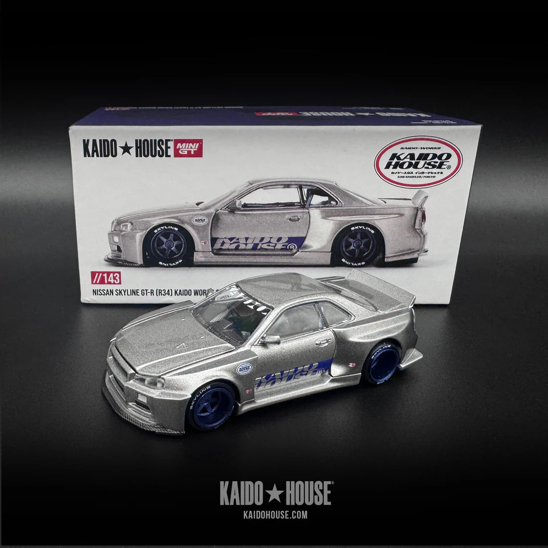 PRE ORDER Mini GT - 1:64 Nissan Skyline GT-R R34 Kaido Works