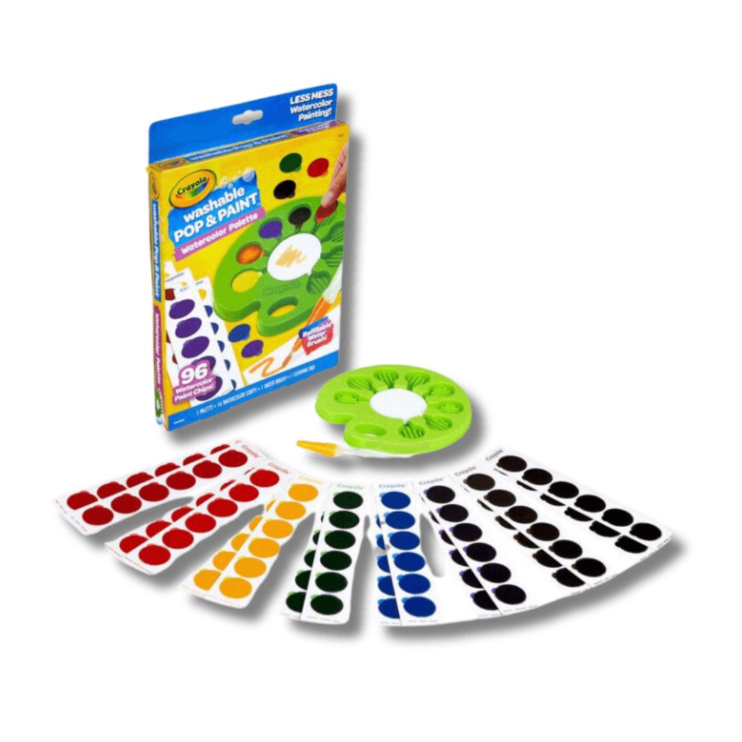Crayola Washable Pop & Paint Watercolour Palette My Toykingdom