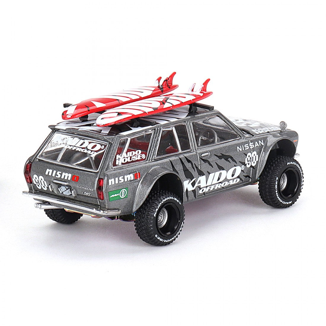 Mini GT - 1:64 Datsun 510 4x4 Wagon Offroad V1 Kaido House Grey