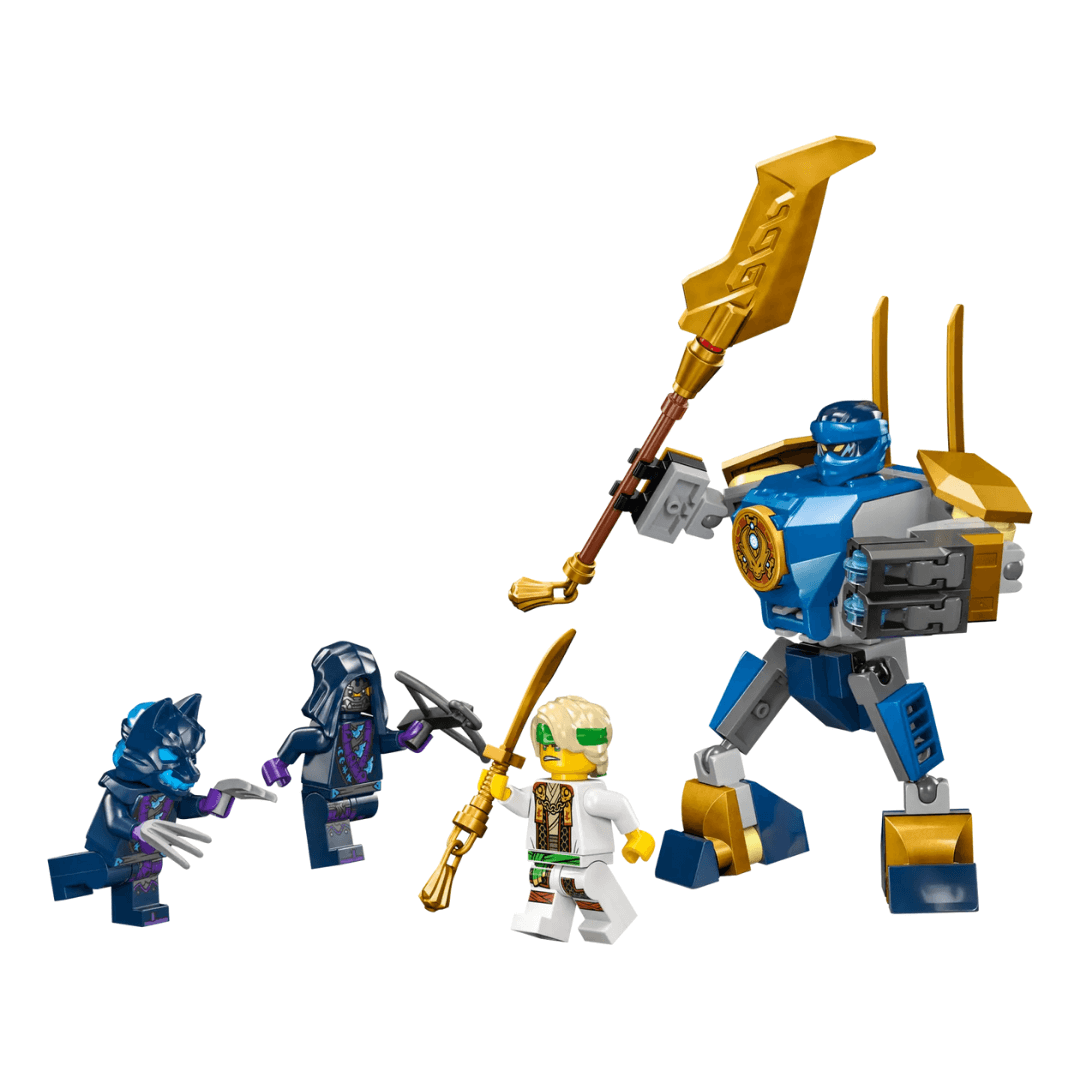 lego ninjago battle pack blue and gold mech with minifigures toyworld lismore
