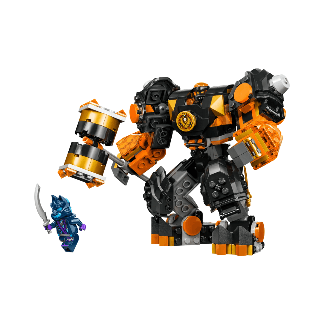 lego ninjago coles elemental earth mech black and orange toyworld lismore