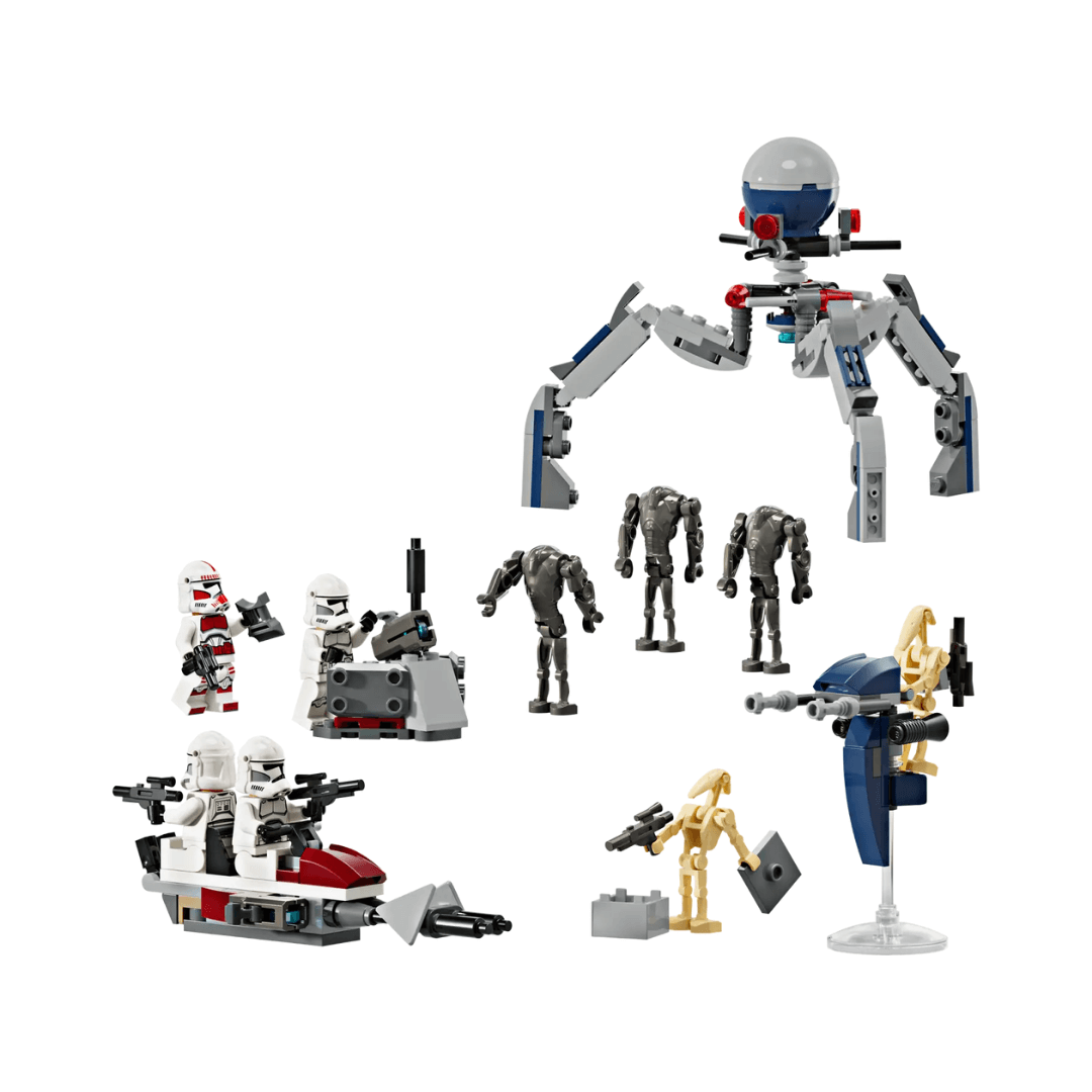 Lego Star Wars Clone Trooper and Battle droid toyworld lismore
