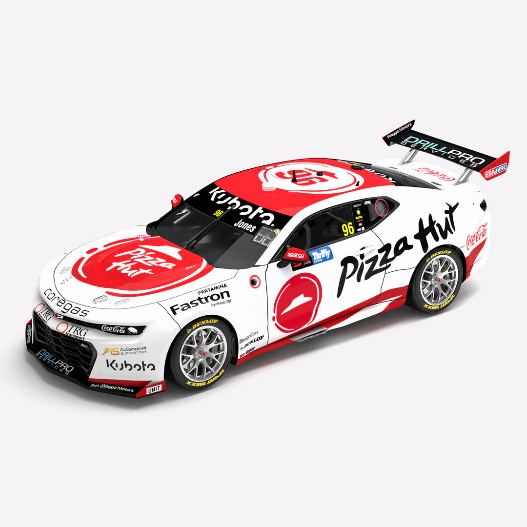 PREORDER - 1:18 Jones Brad Jones Racing Pizza Hut #96 Chevrolet Camaro ZL1 - 2024 Supercars Championship Season