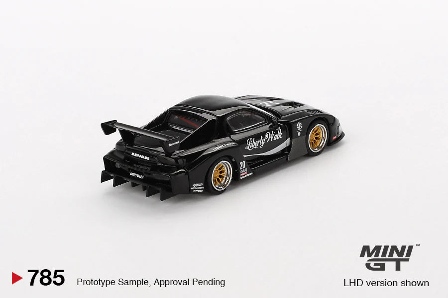 PRE ORDER Mini GT - 1:64 MAZDA RX-7 LB-Super Silhouette Liberty Walk Black