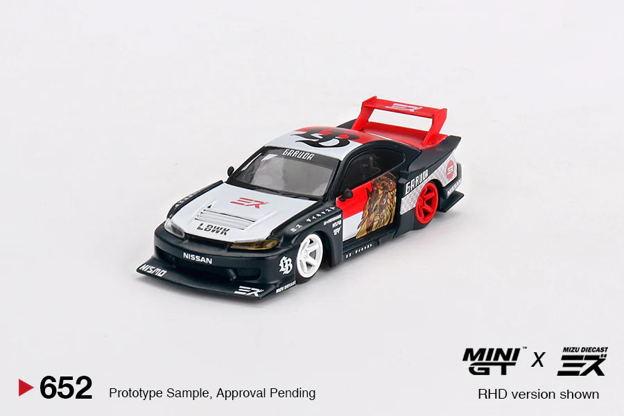 Mini GT - 1:64 Nissan LB Super Silhoutte S15 GARUDA