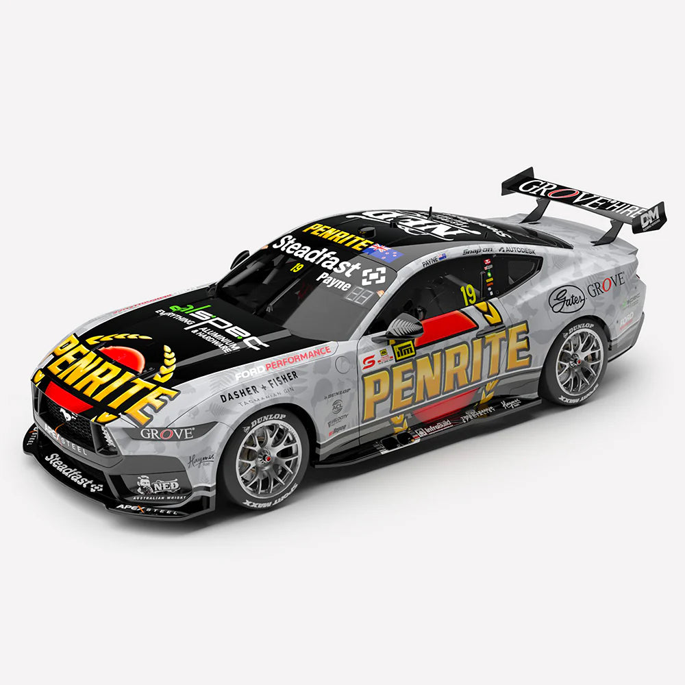 1:18 Payne Penrite Racing No.19 Ford Mustang GT - 2024 NTI Townsville 500 Race 14 Winner