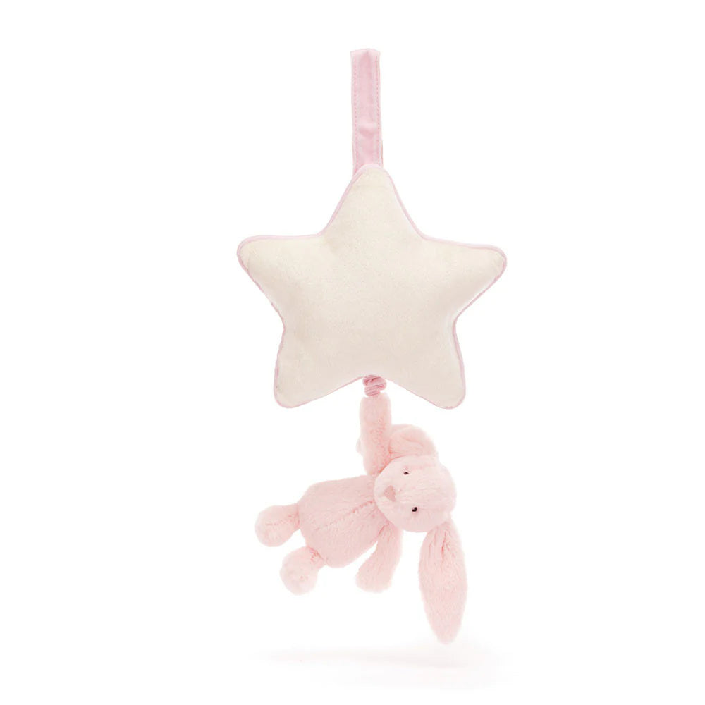 Bashful Pink Bunny Musical Pull - Jellycat