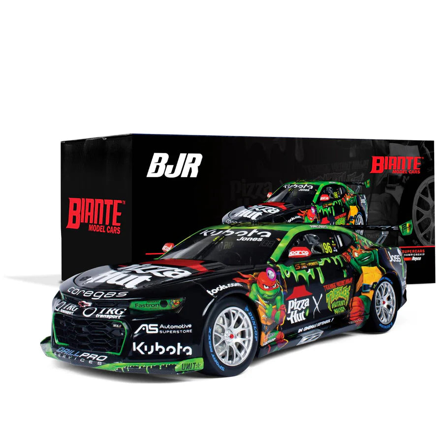 Biante - 1:18 Jones Boys 2023 BJR Pizza Hut Racing No.96 Chevrolet Camaro TMNT Livery