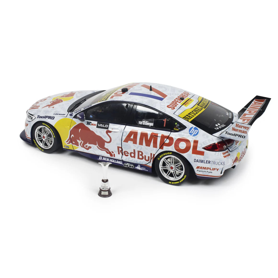 Biante - 1:18 Van Gisbergen 2022 97 Holden ZB Commodore Adelaide 500 Winner Side