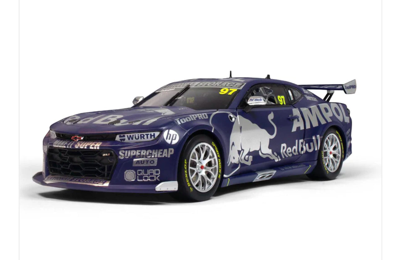 Biante - 1:18 van Gisbergen Chev Camaro 2023 Red Bull Ampol Racing Test Livery Front