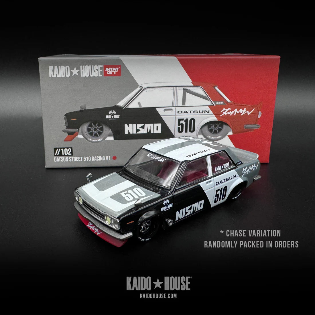 Mini GT - 1:64 Datsun Street 510 Racing Kaido House V1