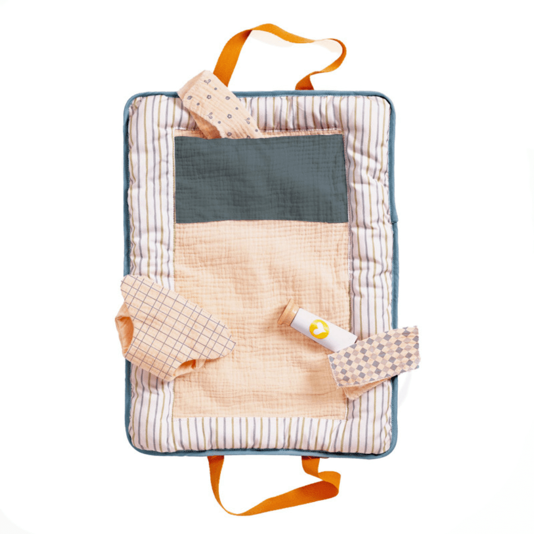 Djeco - Blue Fly Doll Changing Bag