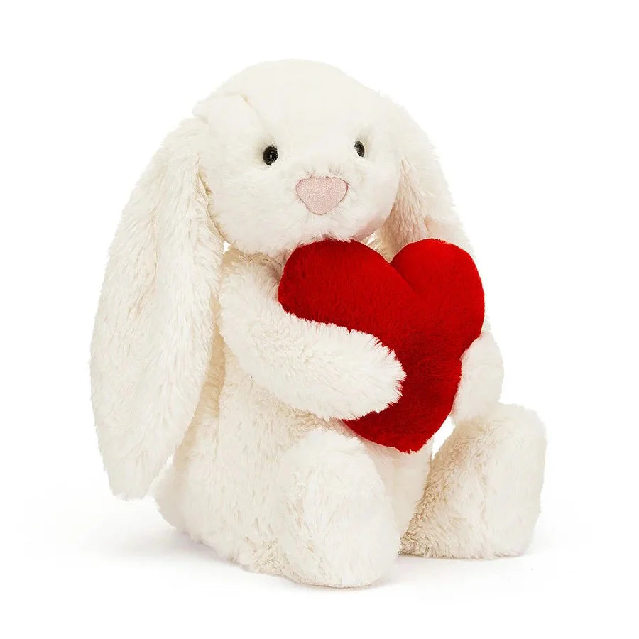 Jellycat - Bashful Red Love Heart Bunny Medium