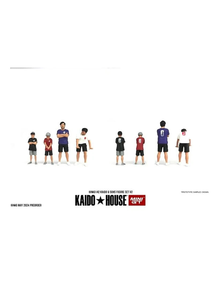 Mini GT - 1:64 KaidoHouse Figurine: Kaido and Sons V2