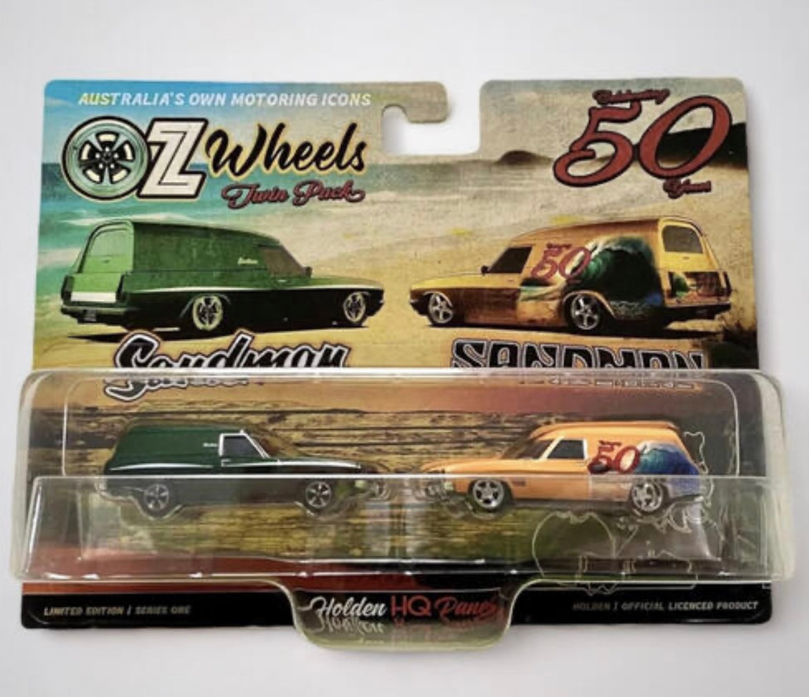 Oz Wheels - 1:64 Twin Set Series 1 Holden HQ Sandman 50th Anniversary