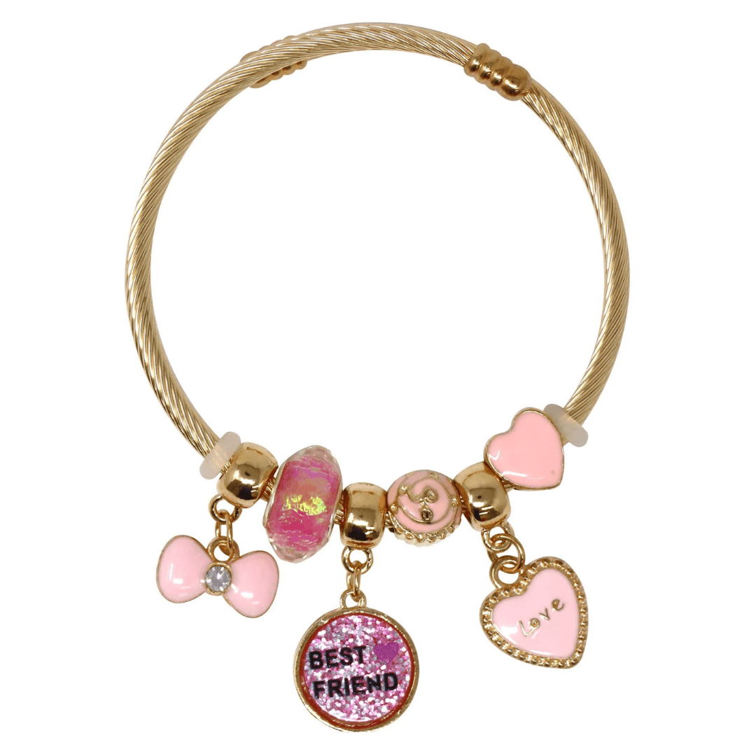 Best Friend Charm Bracelet Pink Poppy My Toykingdom