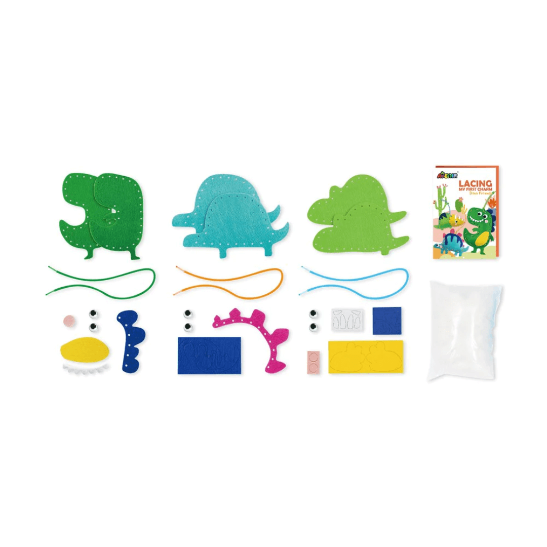 Avenir lacing activity dino friends contents