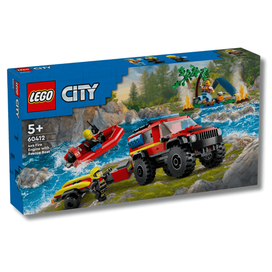 60412 - Lego 4x4 Fire Truck with Rescue Boat