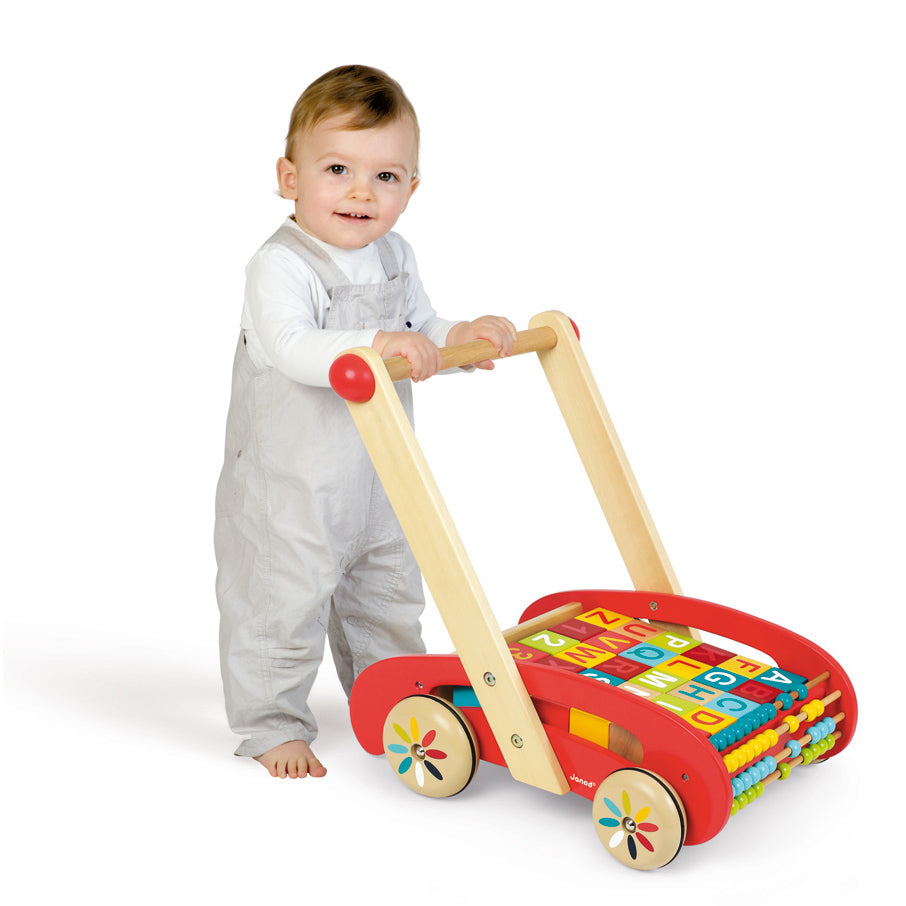 Janod - ABC Walker with Blocks
