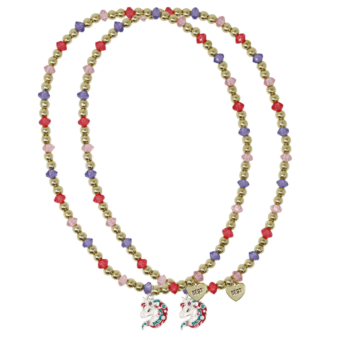 Pink Poppy - BFF Unicorn Necklace Set