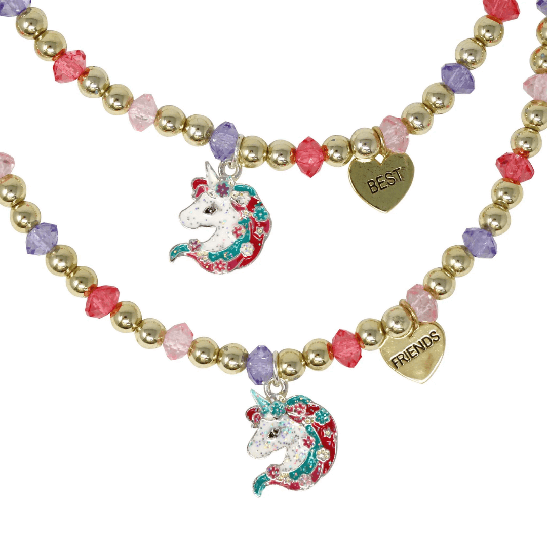 Pink Poppy - BFF Unicorn Necklace Set
