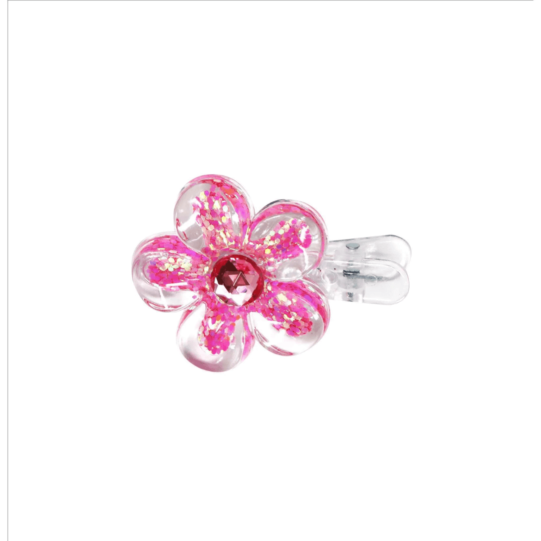 Pink Poppy - Daisy Sparkle Hair Clips