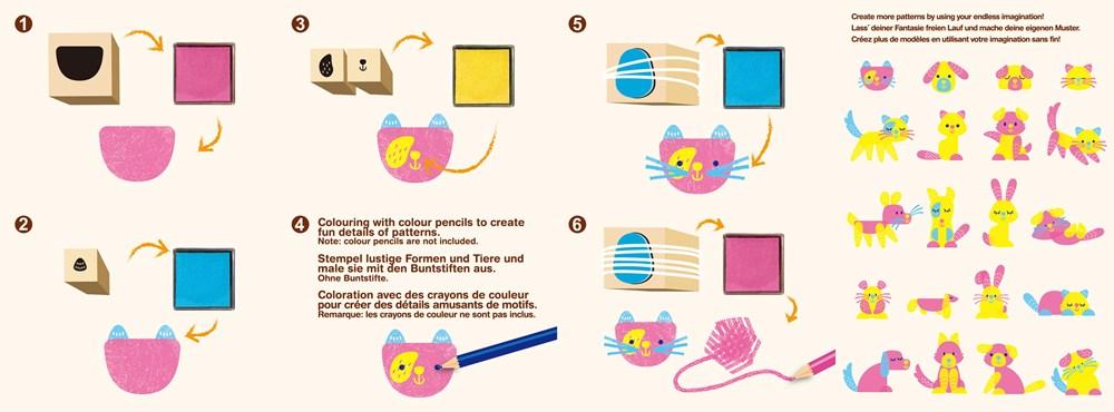 Avenir - Stamp and Match Create Pets