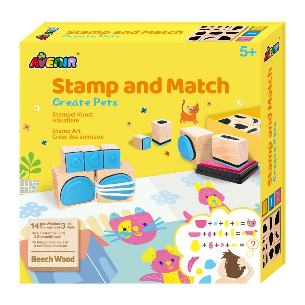 Avenir - Stamp and Match Create Pets