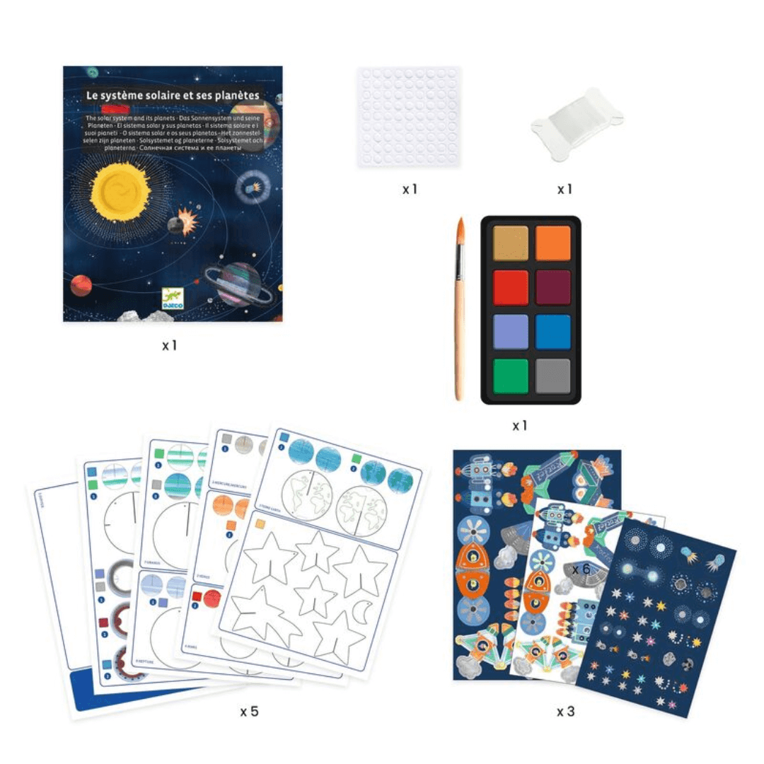 Djeco - DIY Solar System Mobile Set
