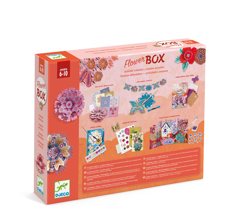 Djeco - The Flower Garden Multi Craft Box Set