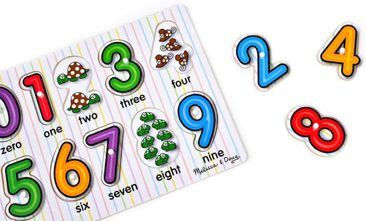 melissa and doug numbers peg puzzle