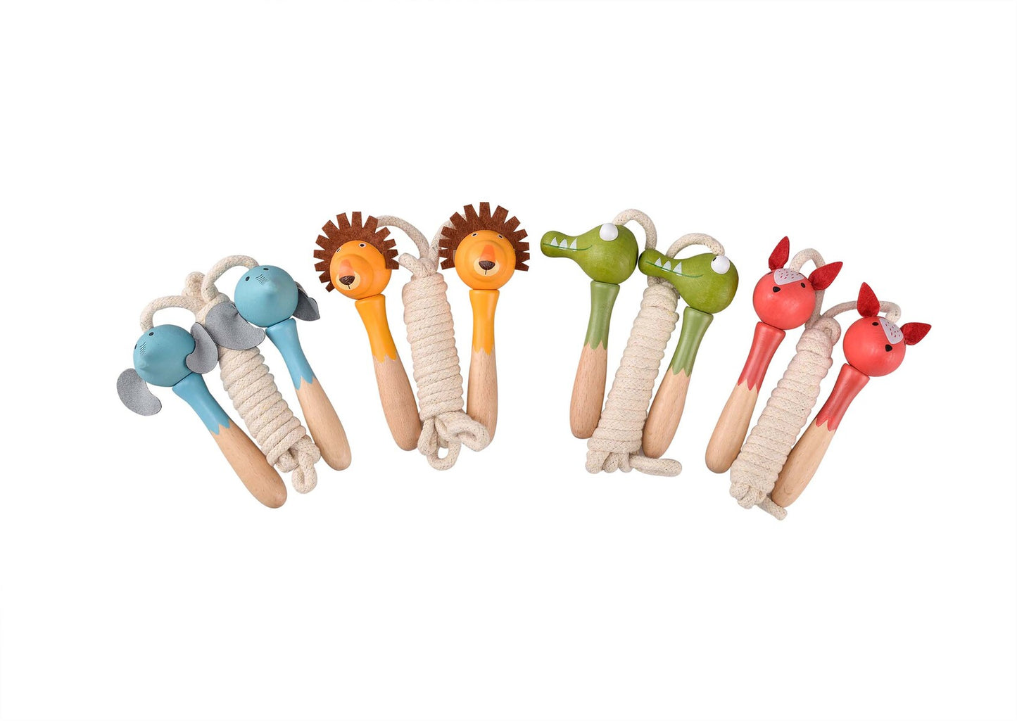 Kaper Kidz - Wooden Skipping Rope Jungle Animal