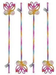 rainbow buterfly wand