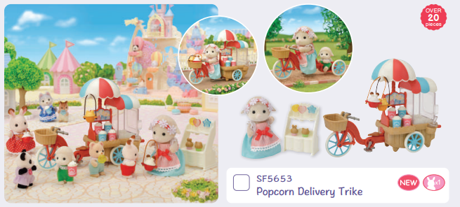 Sylvanian Families - Popcorn Delivery Trike