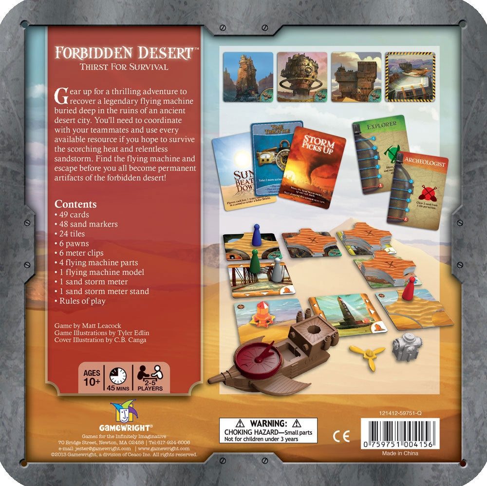 Forbidden Desert Tin