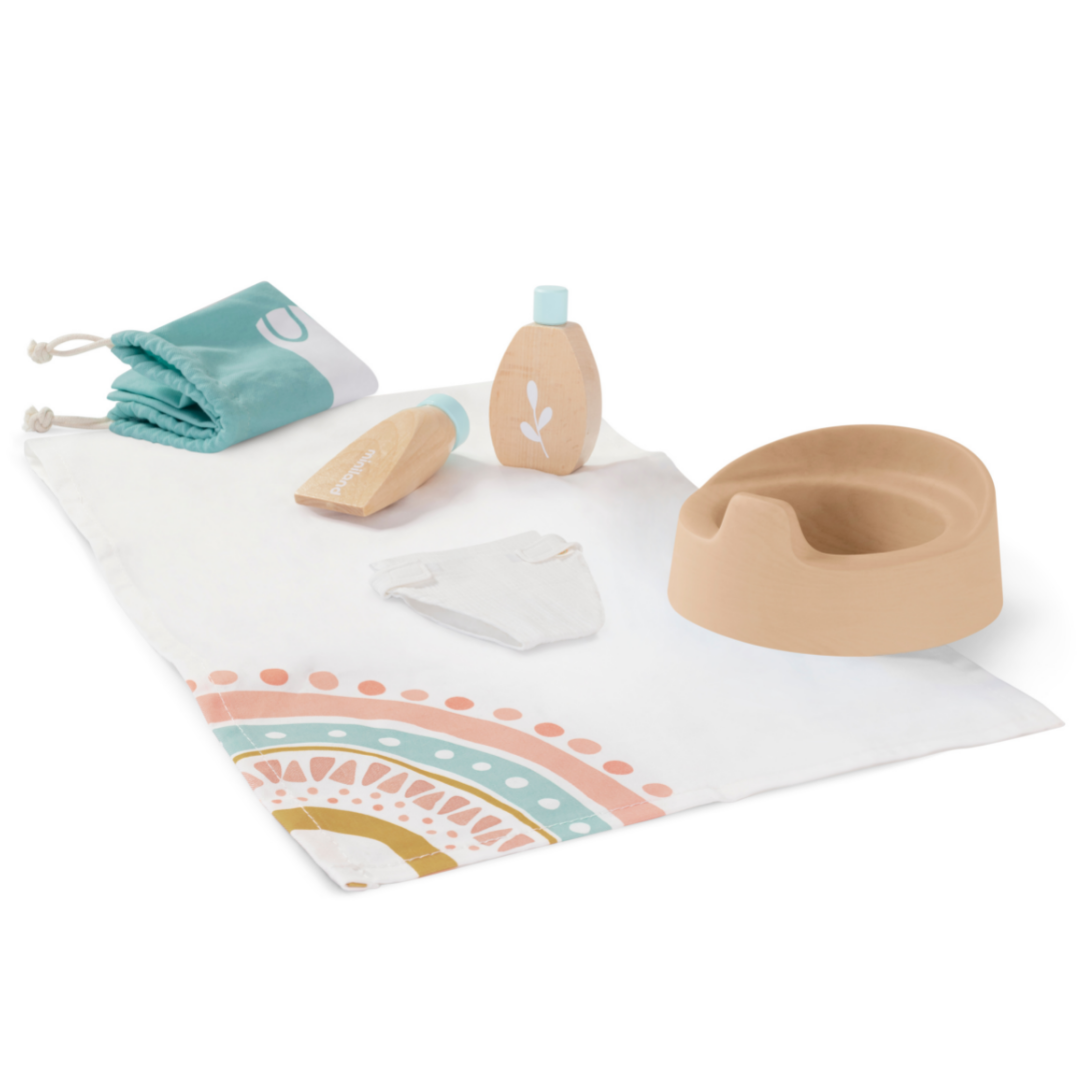 Miniland - Wooden Care Set 6pcs