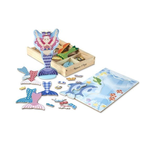 Melissa and Doug - Mermaid Magnetic Dress Up Play Set