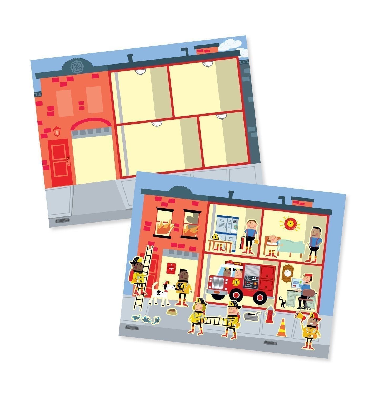 Melissa and Doug - Reusable Sticker Pad My Town