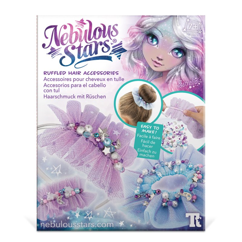 Nebulous Stars Ruffled Hair Accessories packaging