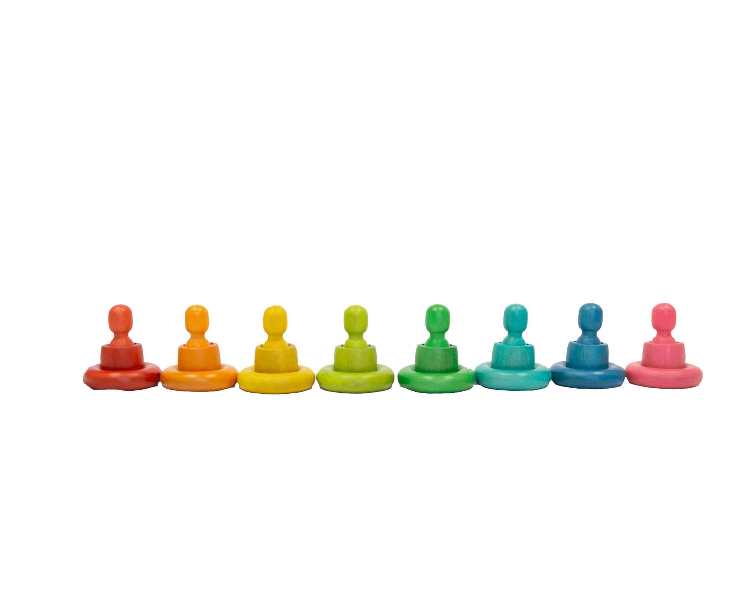 Rainbow People Cups and Rings