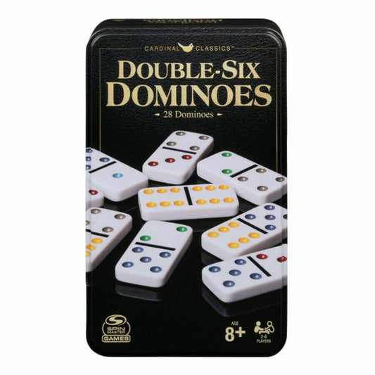 Classic Games - Dominoes Double 6 In Tin