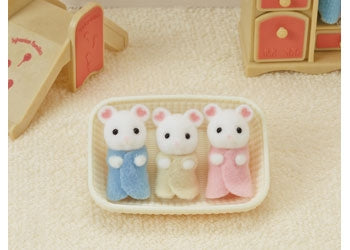Sylvanian Families - Marshmallow Mouse Triplets