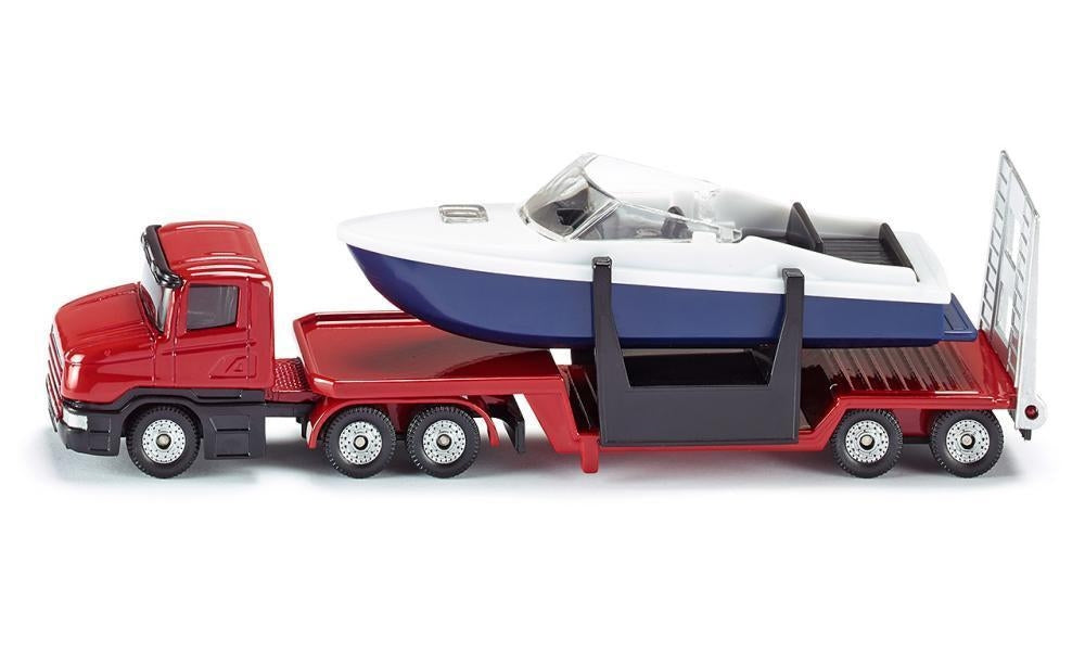 Siku - Low Loader with Boat