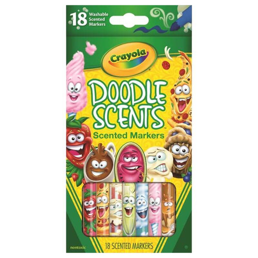Crayola - Doodle Scents Washable Markers 18pk