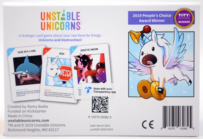 Unstable Unicorns - Base Game