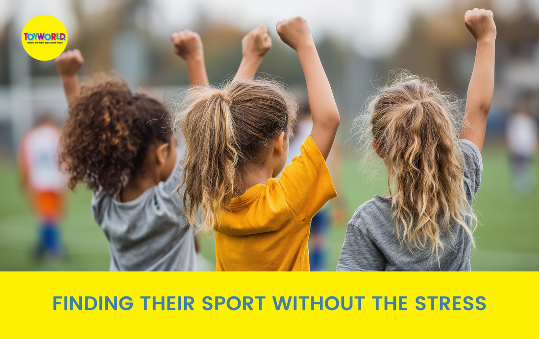 winter sports for kids on the far north coast nsw - image shows girls from backview cheering on side of sports field 