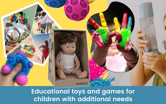 Educational toys and games for children with additional needs or a learning disability
