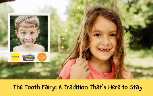 2 children around 5-6 years old, missing front teeth. Happy, smiling, waiting for tooth fairy! Tooth Fairy Traditions around the world. 